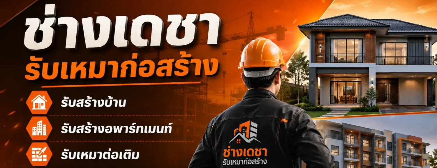 ช่างเดชารับเหมาก่อสร้าง
